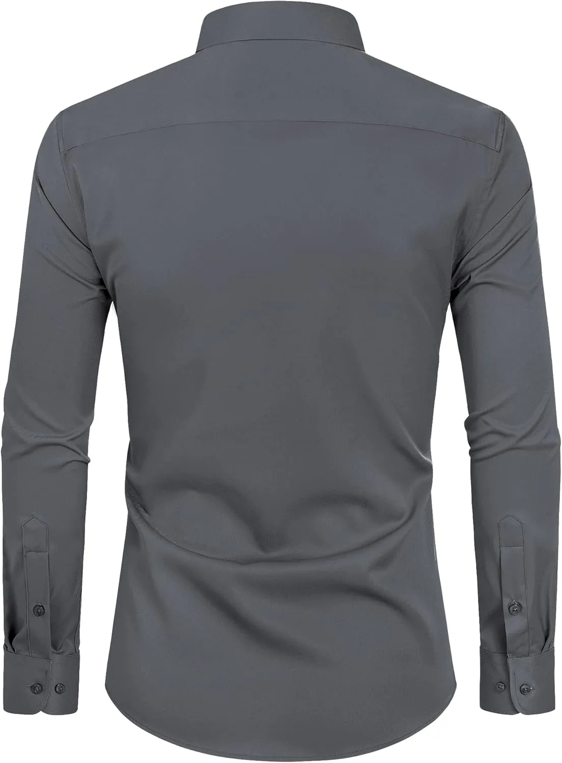 Alimens & Gentle Slim Fit Mens Dress Shirts Long Sleeve Dress Shirts for Men Stain Sheild Button Down Shirt Men Big
