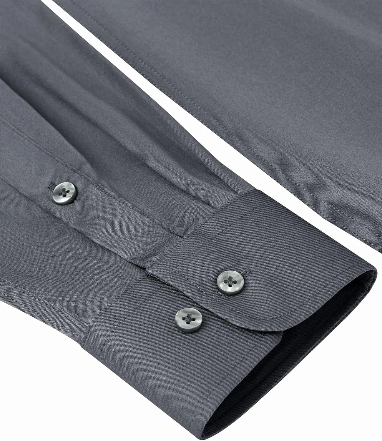 Alimens & Gentle Slim Fit Mens Dress Shirts Long Sleeve Dress Shirts for Men Stain Sheild Button Down Shirt Men Big