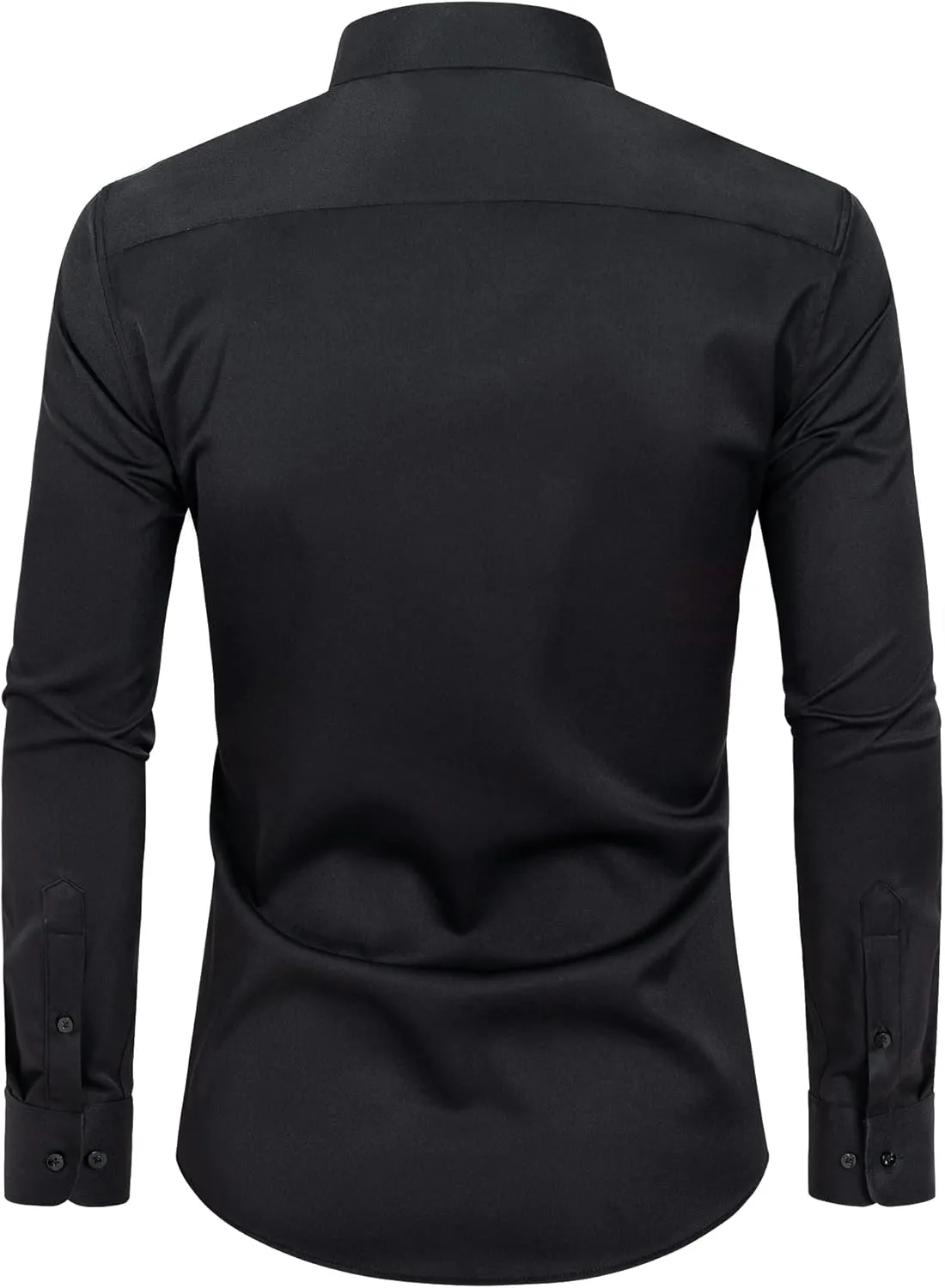 Alimens & Gentle Slim Fit Mens Dress Shirts Long Sleeve Dress Shirts for Men Stain Sheild Button Down Shirt Men Big