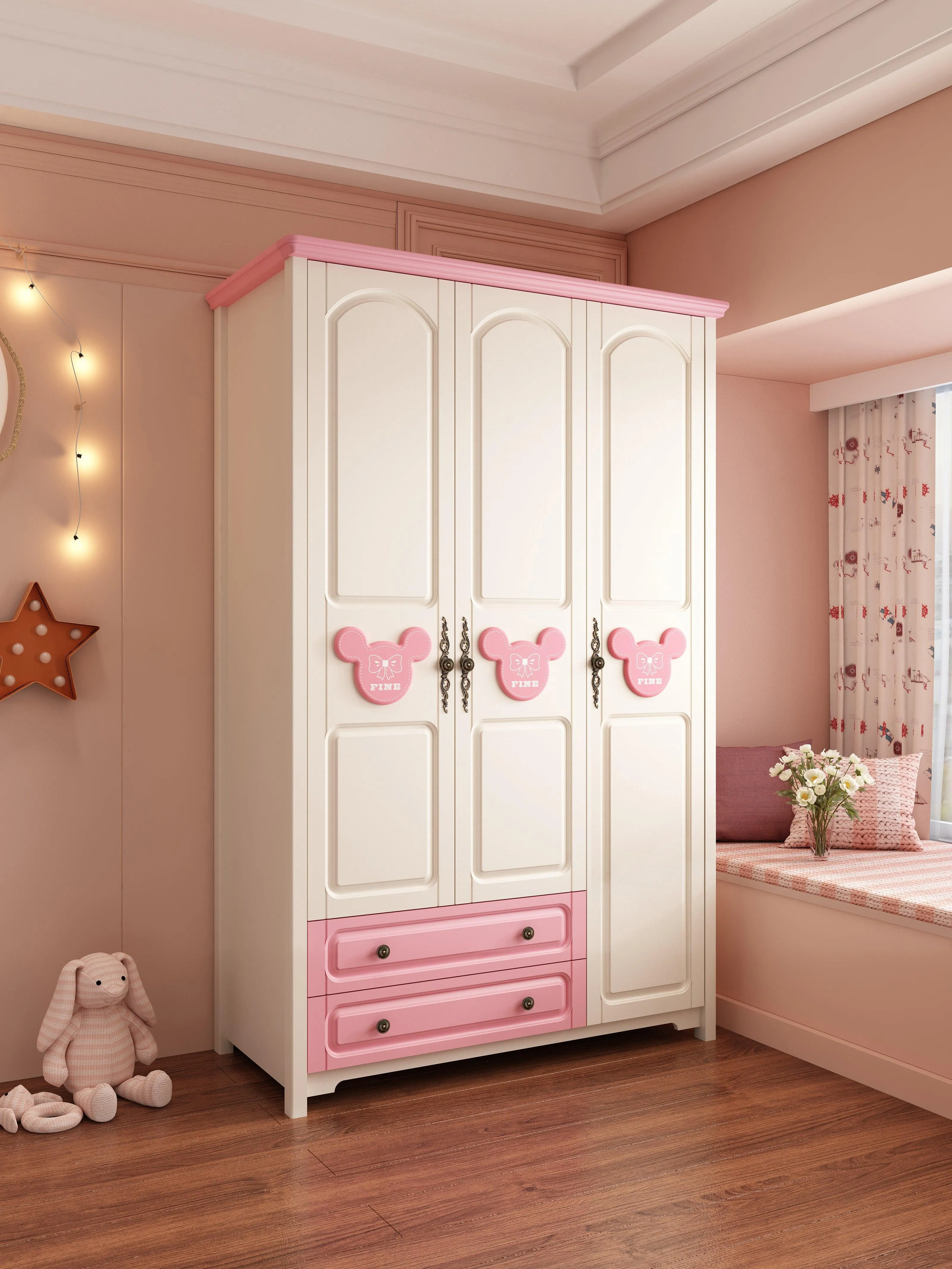 HB Rooms Mickey Wardrobe (812#) - 2 or 3 doors options