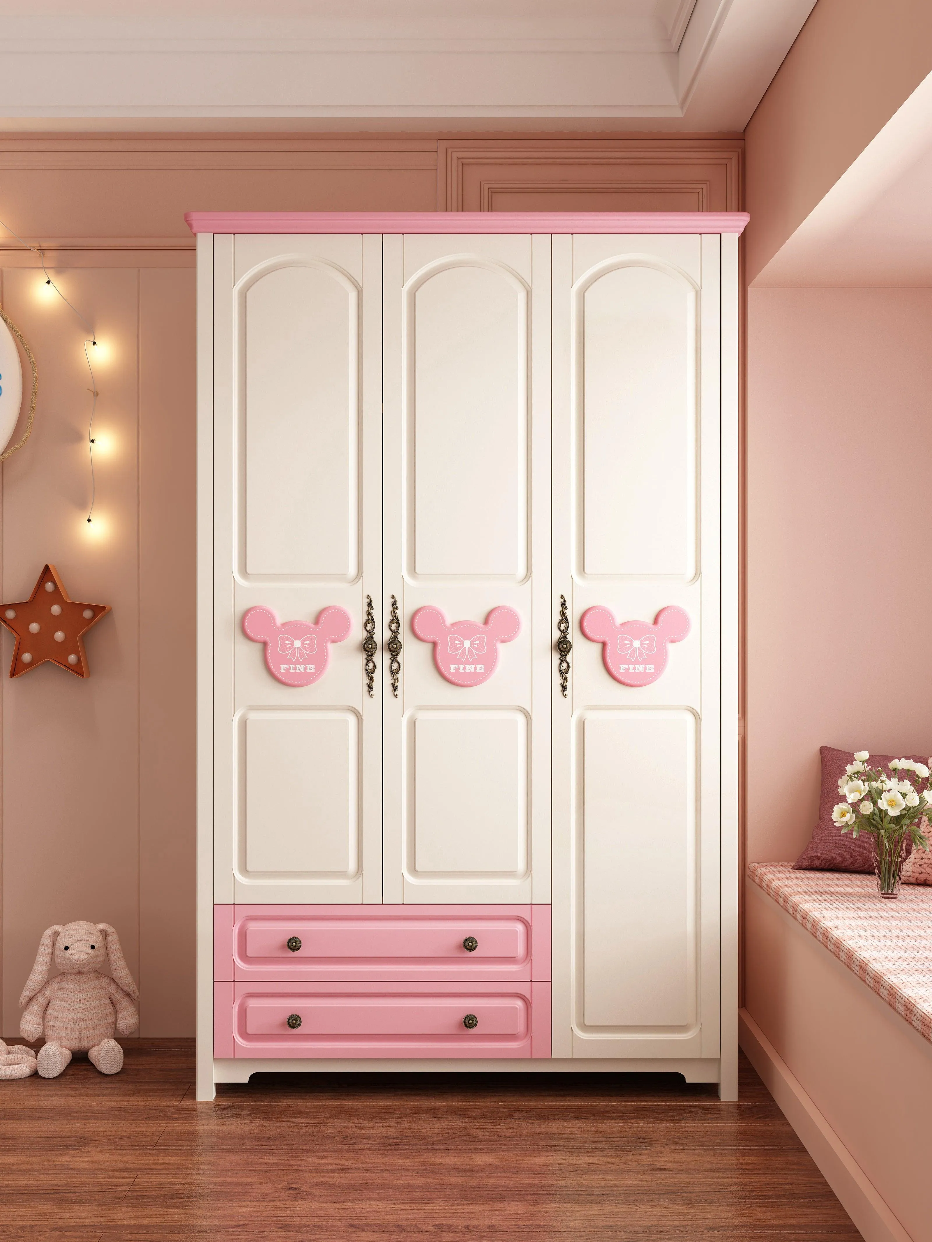 HB Rooms Mickey Wardrobe (812#) - 2 or 3 doors options