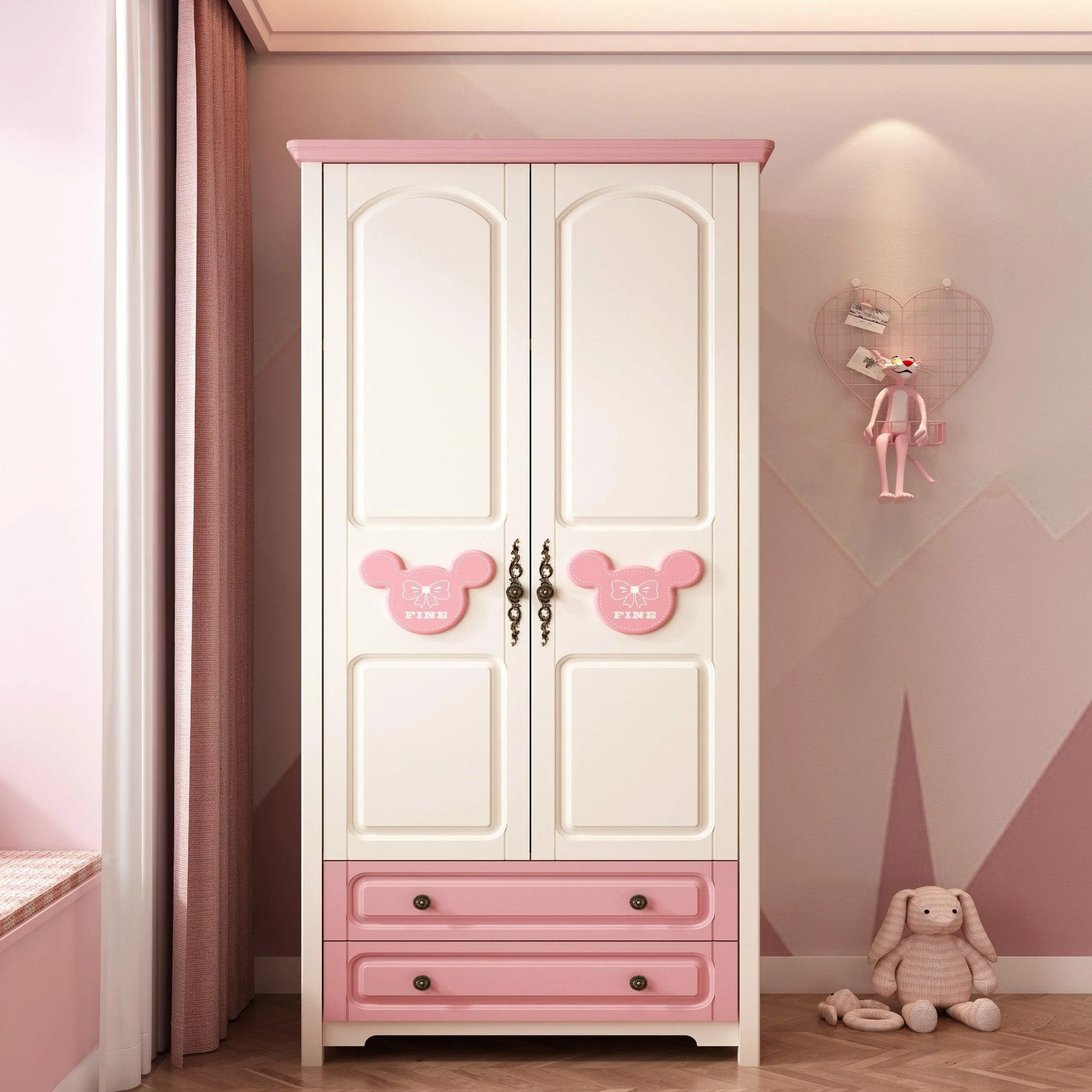 HB Rooms Mickey Wardrobe (812#) - 2 or 3 doors options