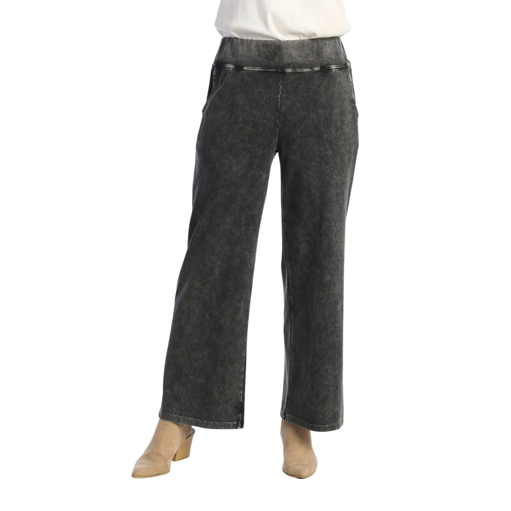 Jess & Jane Mineral Washed Comfy Yoga Pants - M109
