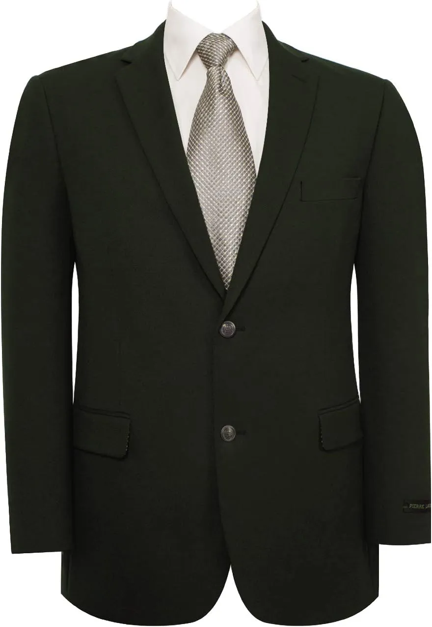 Men's Blazer Classic Fit Sport Coats Stylish 2 Button Single Breasted Stretch Sports Jacket for Business & Daily