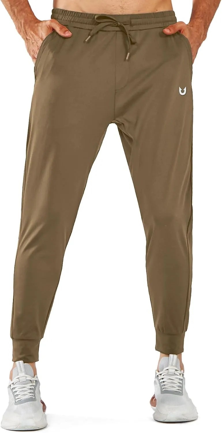 NORTHYARD Men's Joggers Pants with Zipper Pockets Tapered Athletic Workout Running Sweatpants for Men