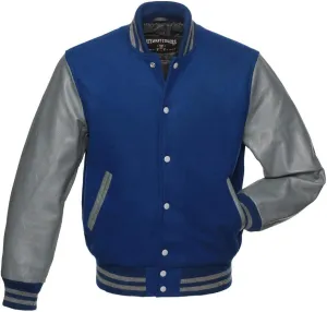 Stewart & Strauss Original Varsity Letterman Jacket Since 1977 (48 Team Colors) Wool & Leather XXS to 6XL