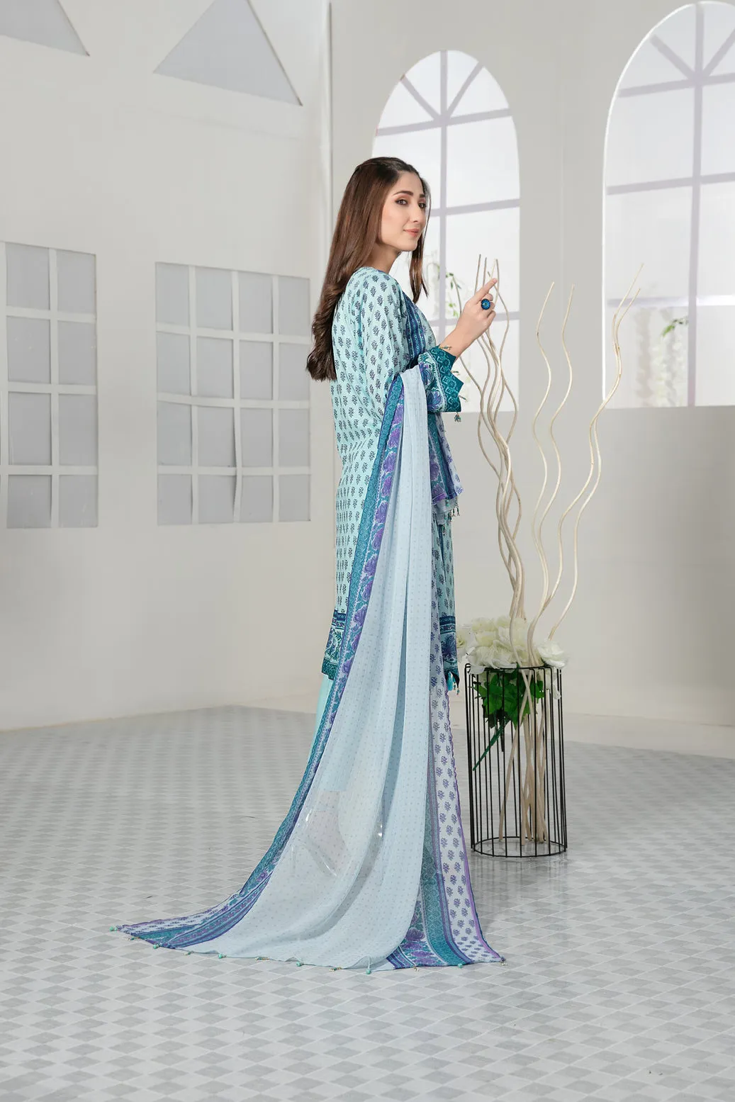 Tawakkal Titania Lawn Collection 2022 – D-7094