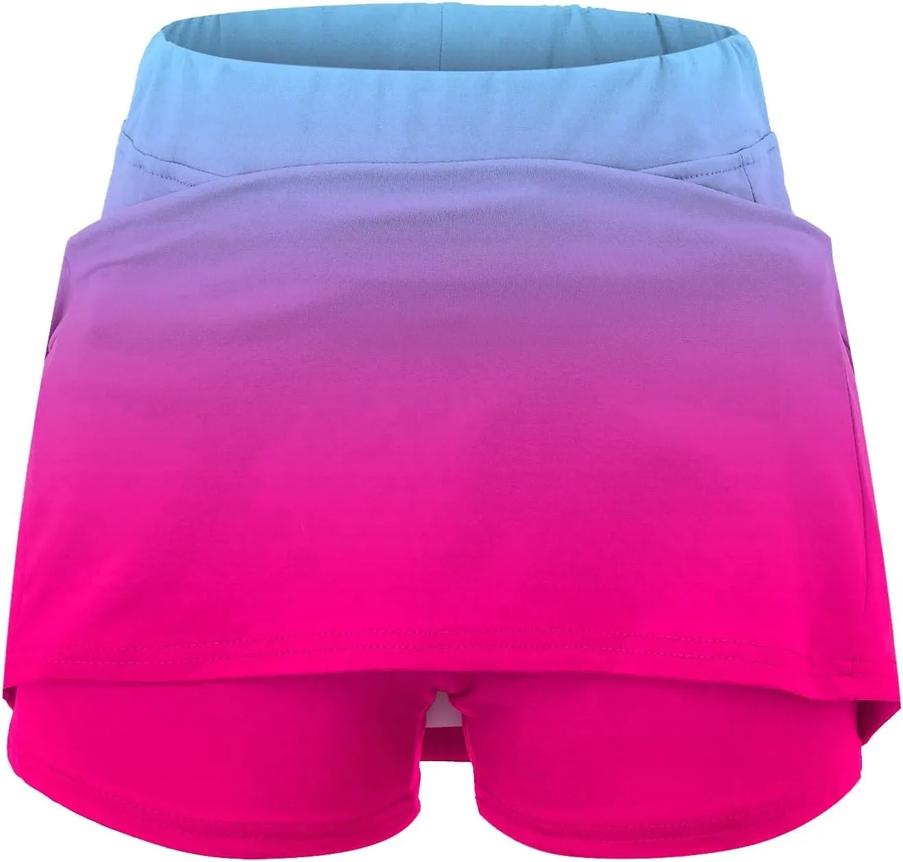 Womens Skorts with Pockets Tummy Control Plus Size Skorts for Women High Waist Athletic Sports Pants Skirt Casual